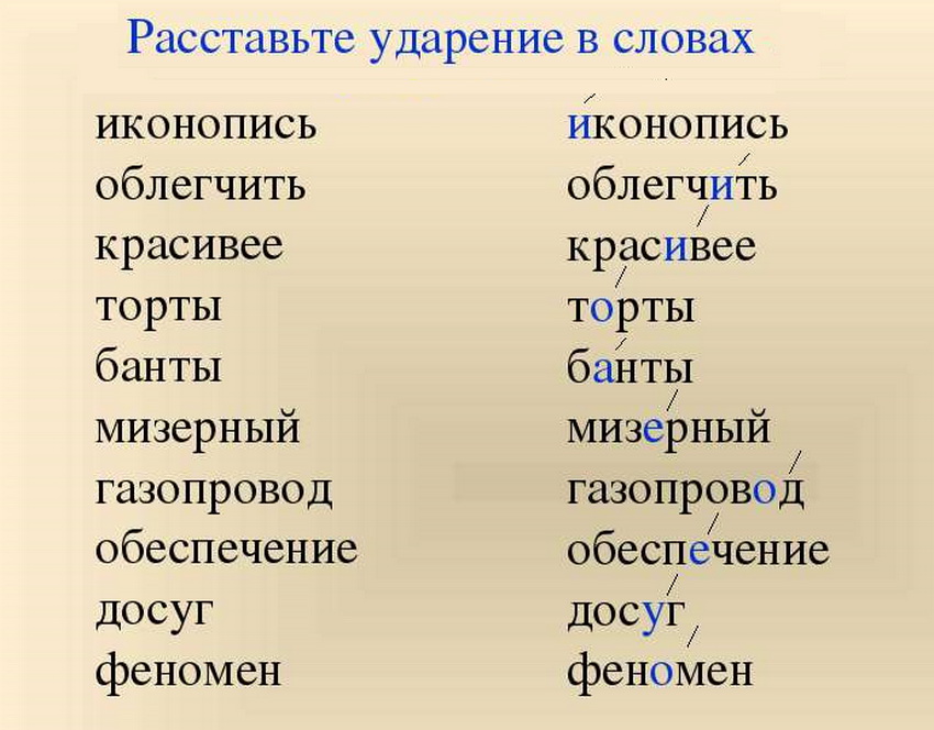 Правильные ⭐ ударения в словах русского языка: список, правила постановки, типичные ошибки