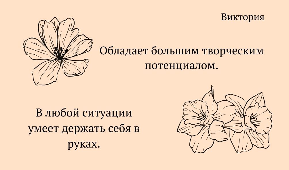Происхождение, характеристика и значение имени виктория