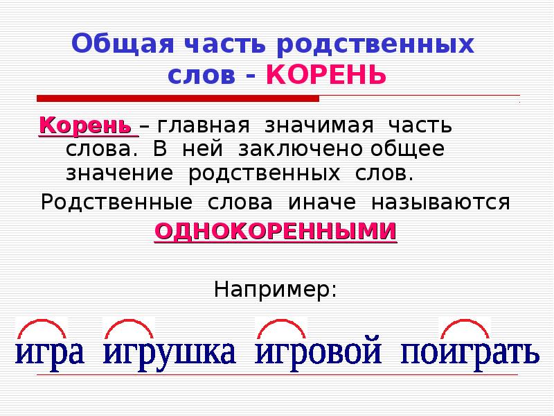 Однокоренные слова в русском языке — примеры и определение