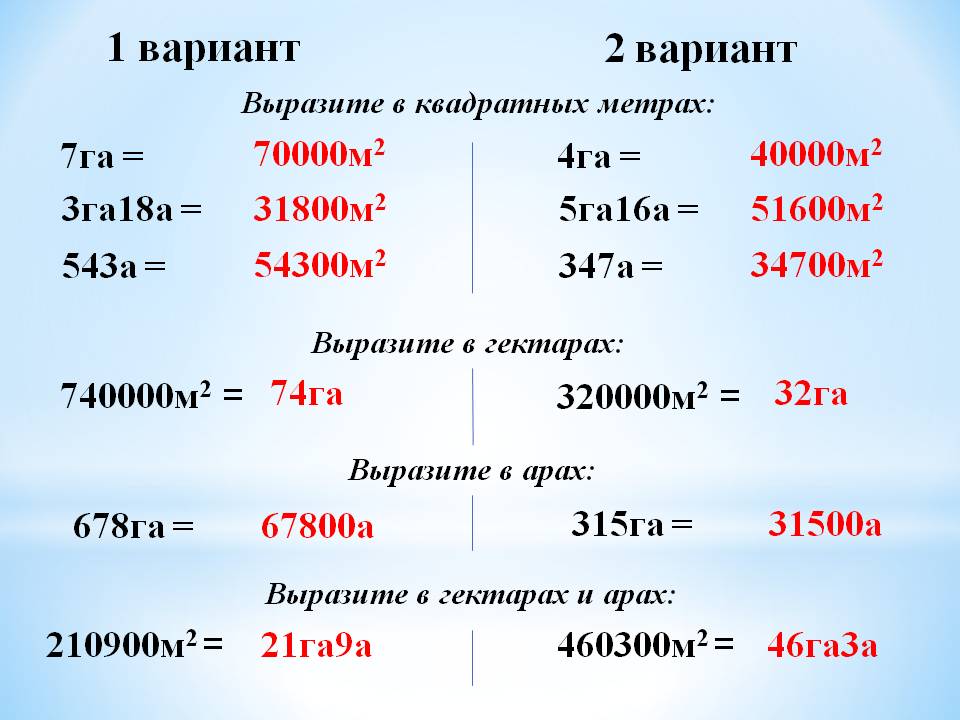 Анализ состава словосочетания «тысяча гектаров»