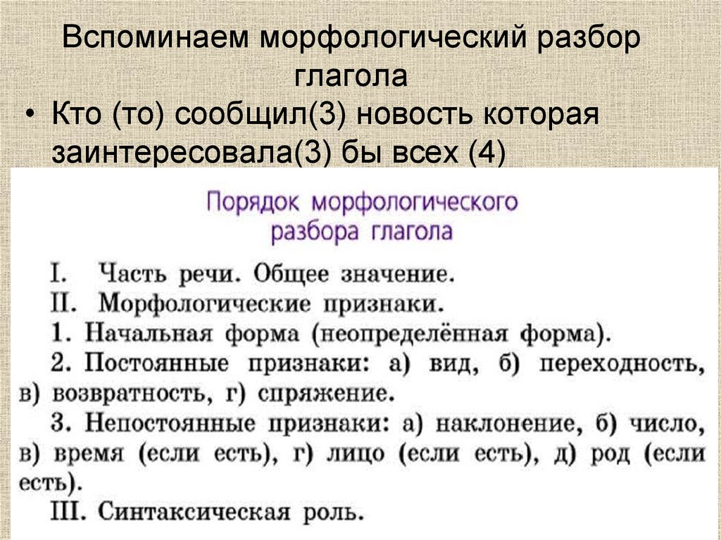 Может — морфологический разбор слова, часть речи