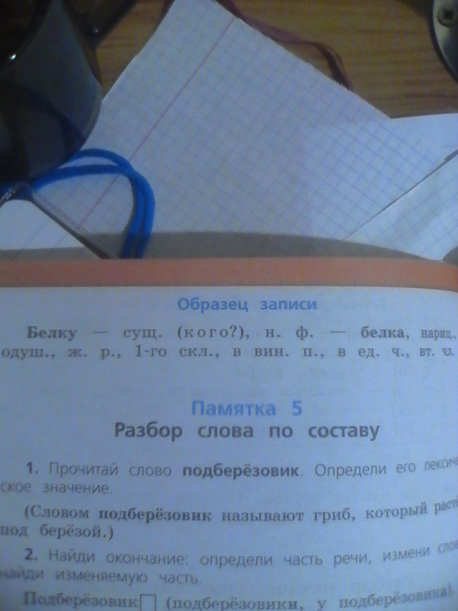 Морфологический разбор прилагательного: памятка. видеоурок