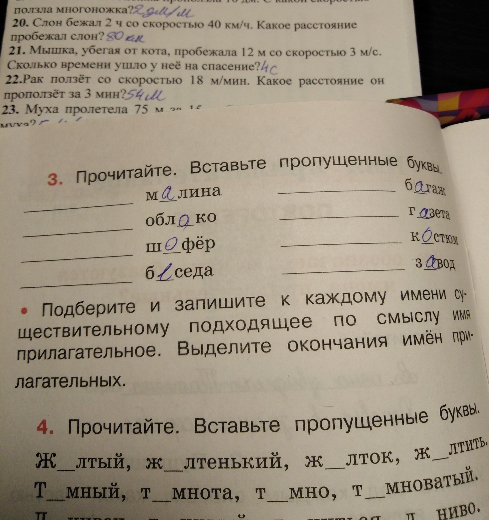 Багаж однокоренные слова подобрать